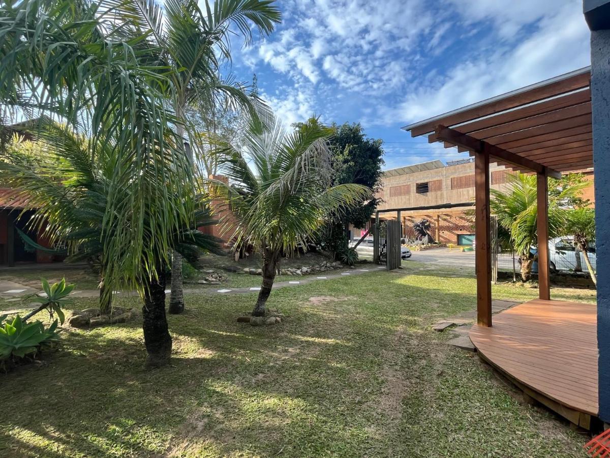 Chales Solana Localizados 50 Metros Do Mar Garopaba Exterior photo