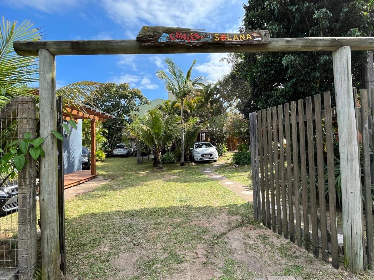 Chales Solana Localizados 50 Metros Do Mar Garopaba Exterior photo